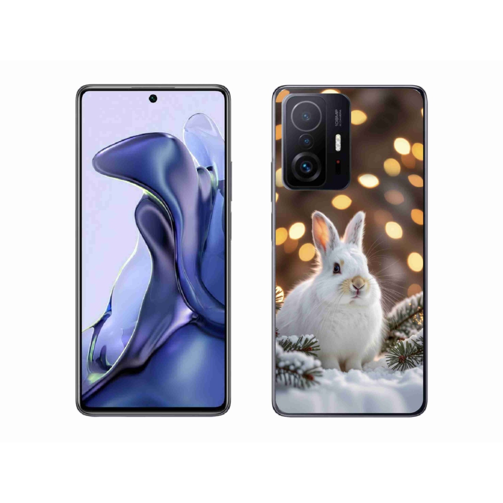Gelový kryt mmCase na Xiaomi 11T - bílý zajíc