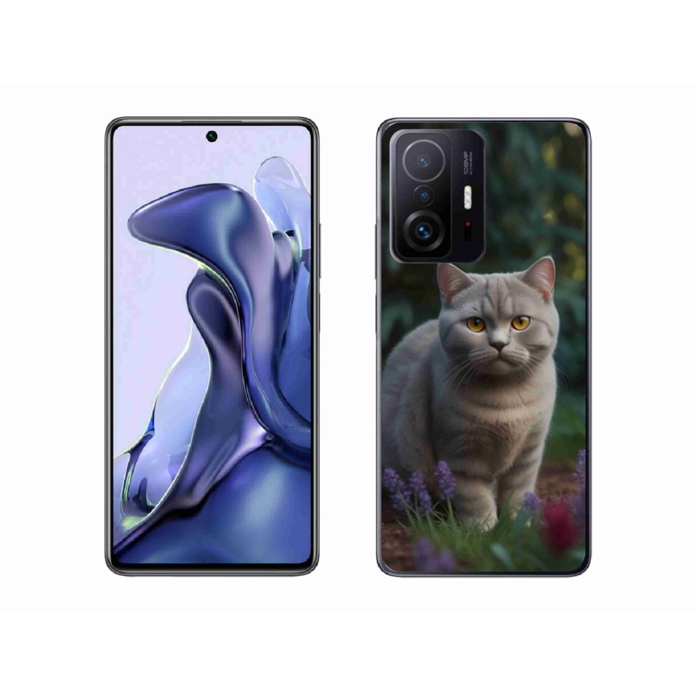 Gelový kryt mmCase na Xiaomi 11T - britská kočka