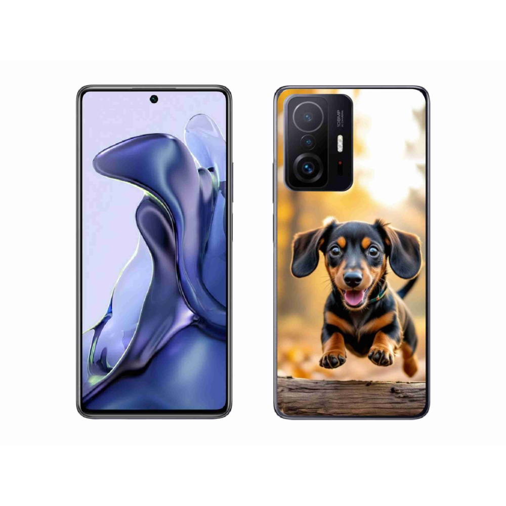 Gelový kryt mmCase na Xiaomi 11T - jezevčík 2