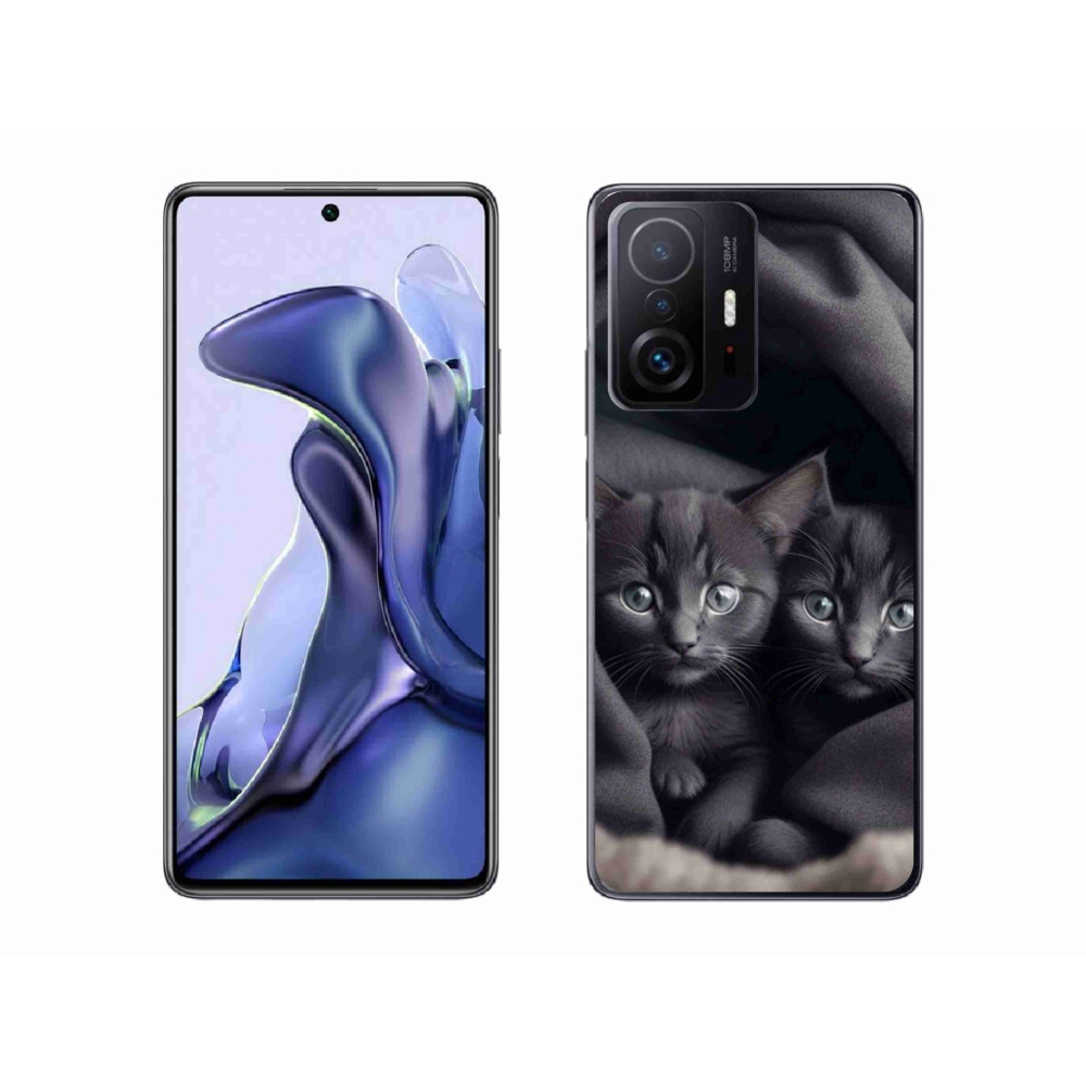 Gelový kryt mmCase na Xiaomi 11T - kočičí duo
