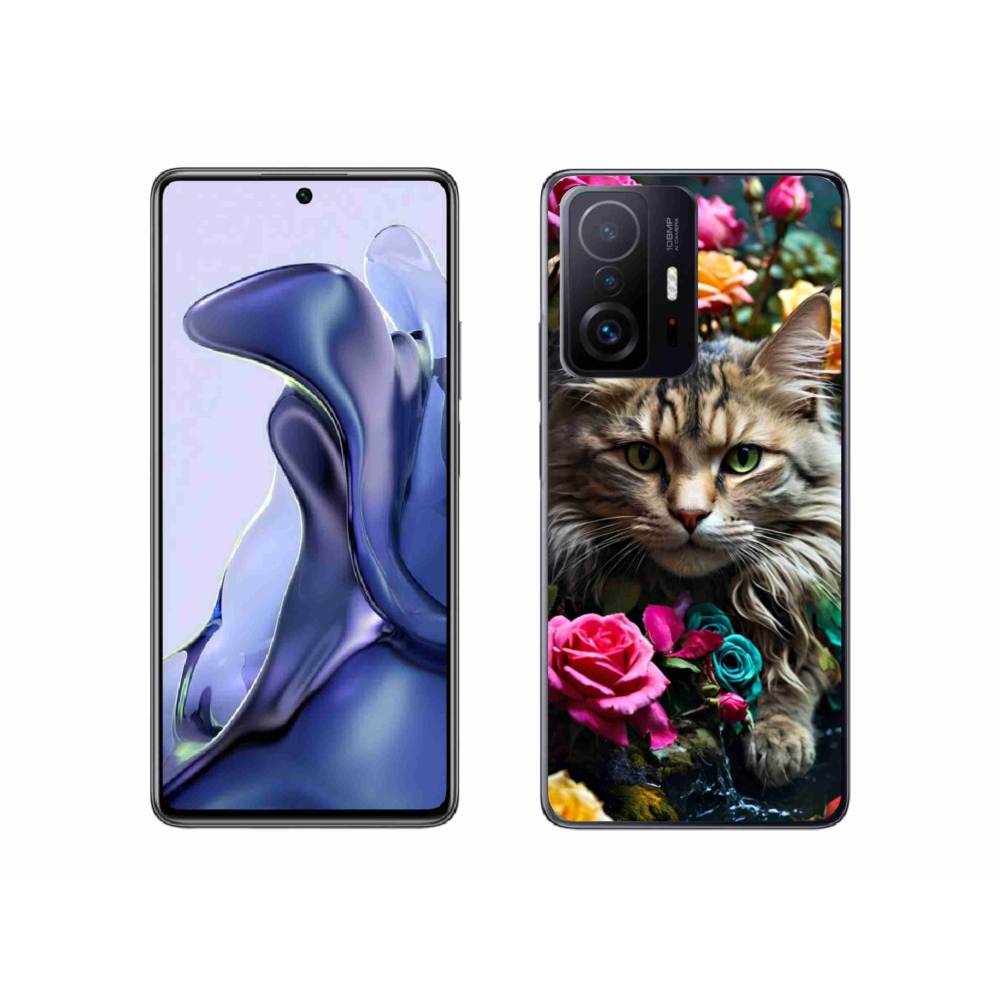 Gelový kryt mmCase na Xiaomi 11T - kočíčí pohled 2