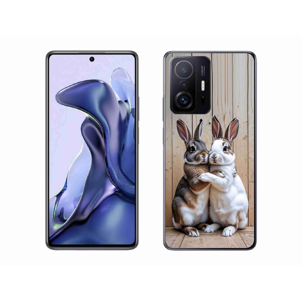 Gelový kryt mmCase na Xiaomi 11T - králičí pár