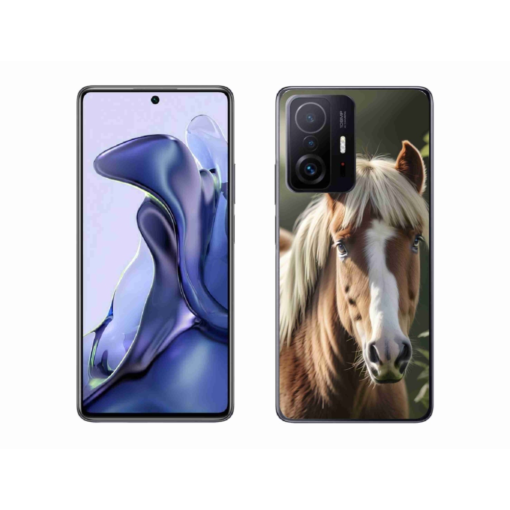 Gelový kryt mmCase na Xiaomi 11T - kůň se světlou hřívou