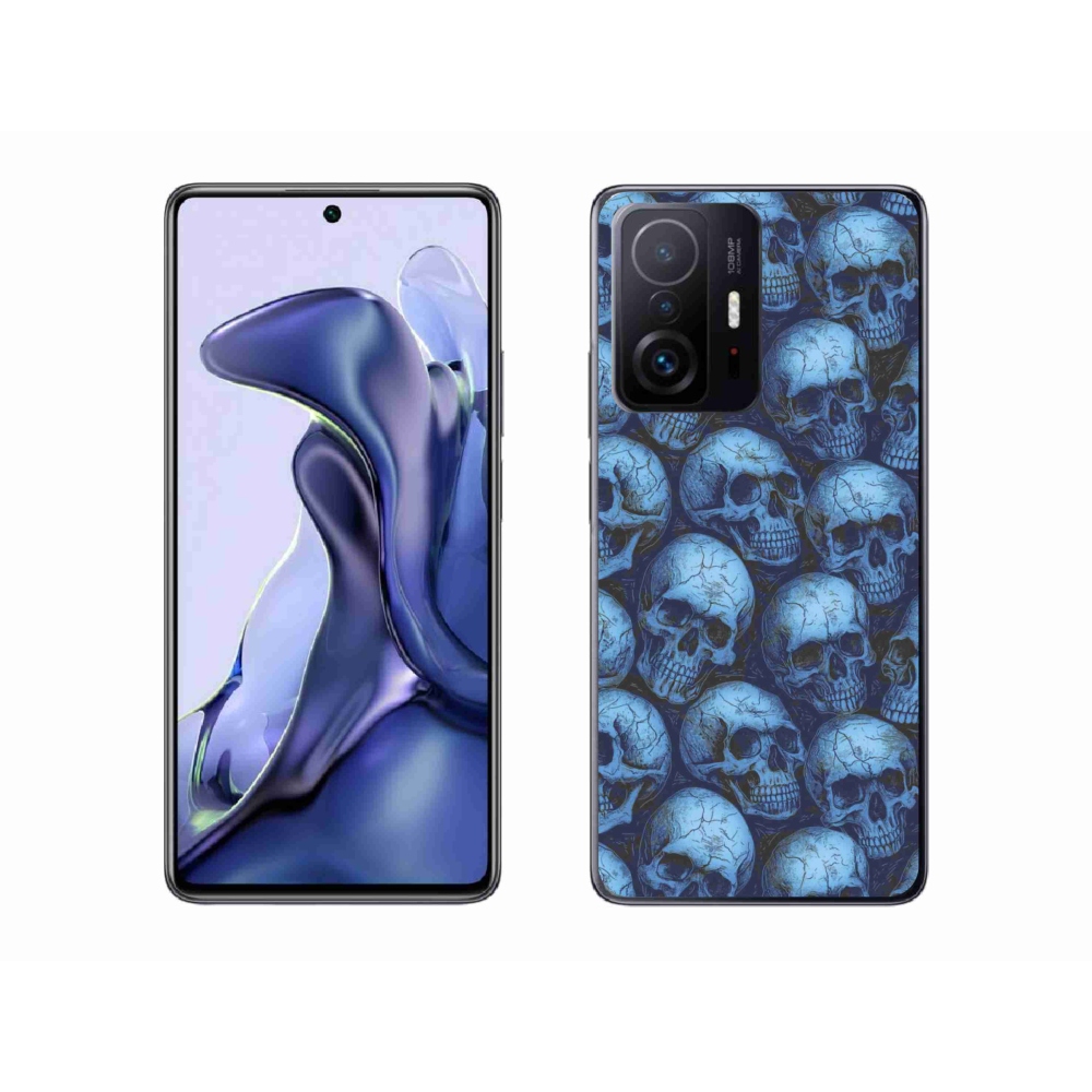 Gelový kryt mmCase na Xiaomi 11T - lebky