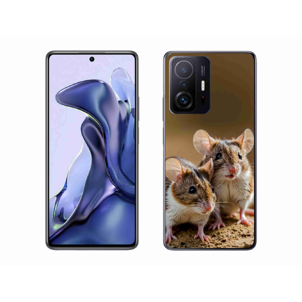 Gelový kryt mmCase na Xiaomi 11T - myší duo