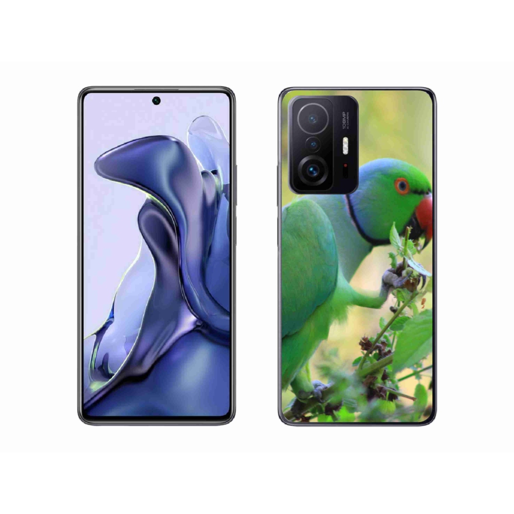 Gelový kryt mmCase na Xiaomi 11T - papoušek alexandr