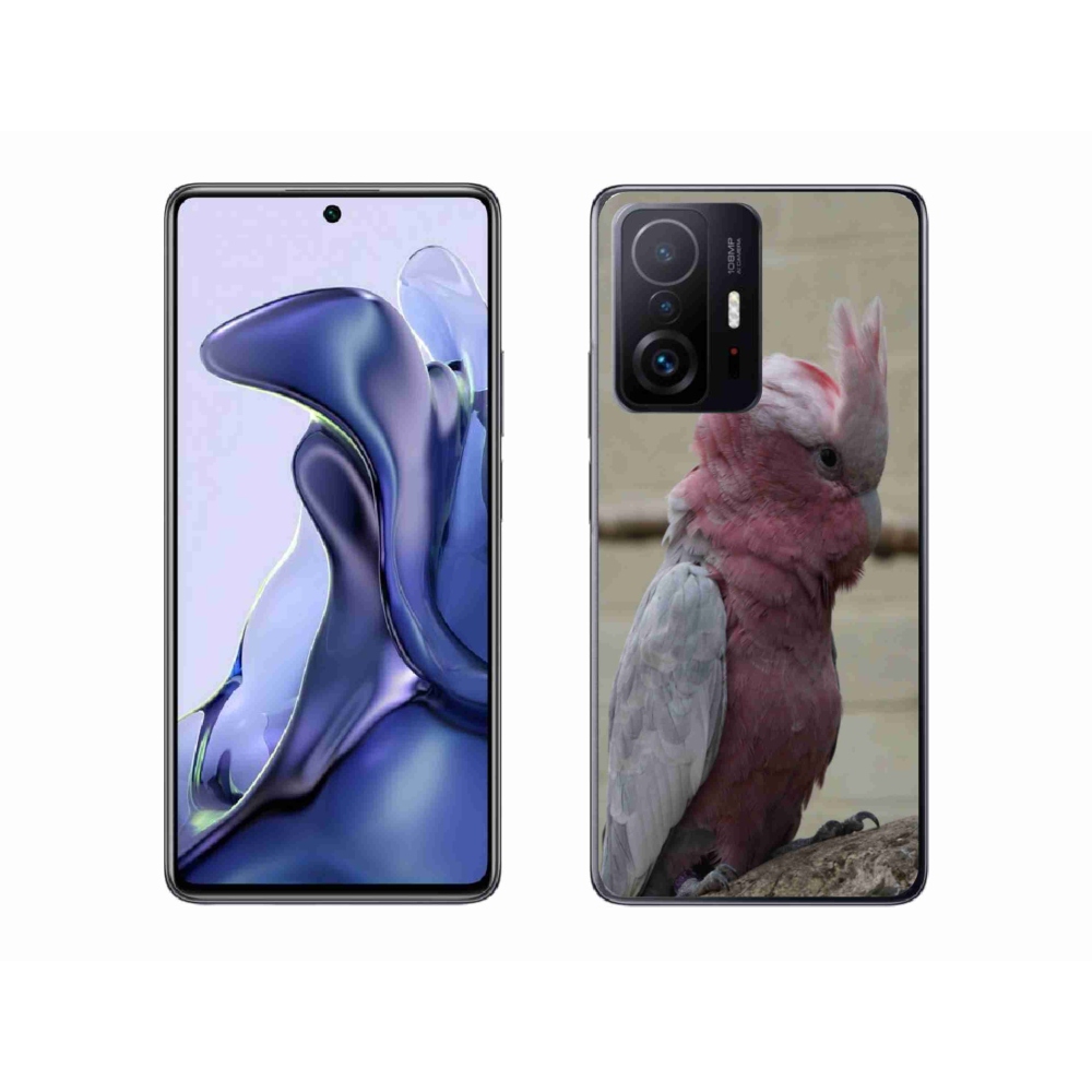Gelový kryt mmCase na Xiaomi 11T - papoušek kakadu růžový
