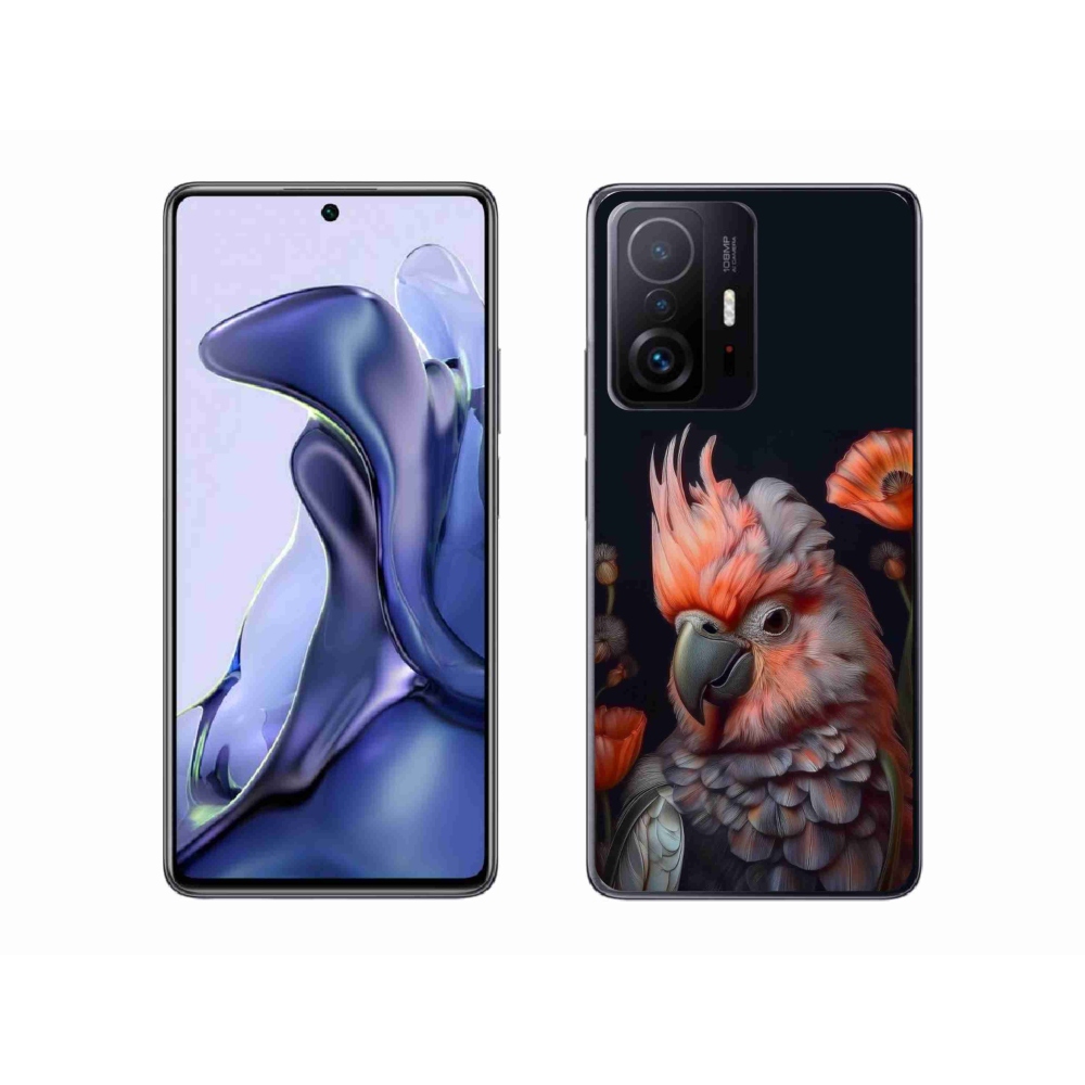 Gelový kryt mmCase na Xiaomi 11T - papoušek kakadu v barvách