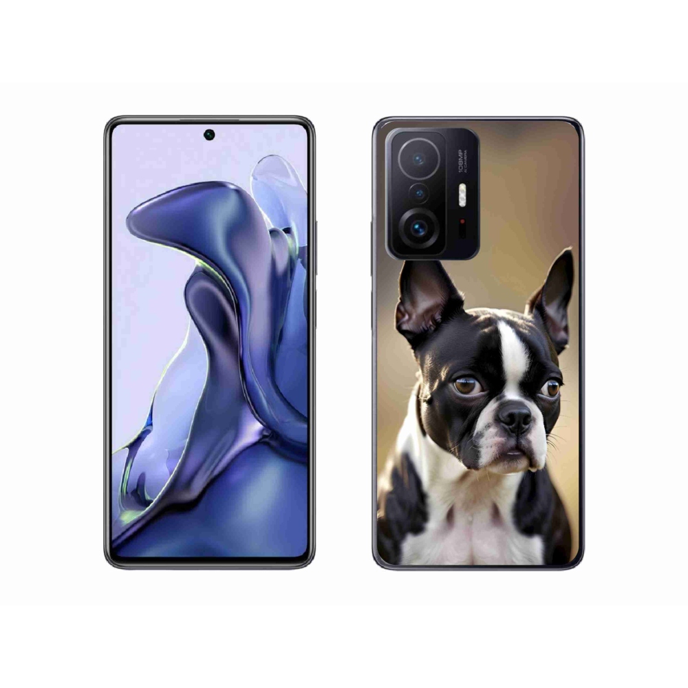 Gelový kryt mmCase na Xiaomi 11T Pro - bostonský teriér