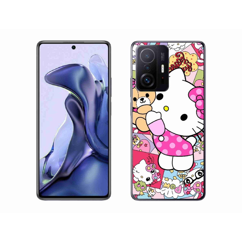 Gelový kryt mmCase na Xiaomi 11T Pro - cute kitty