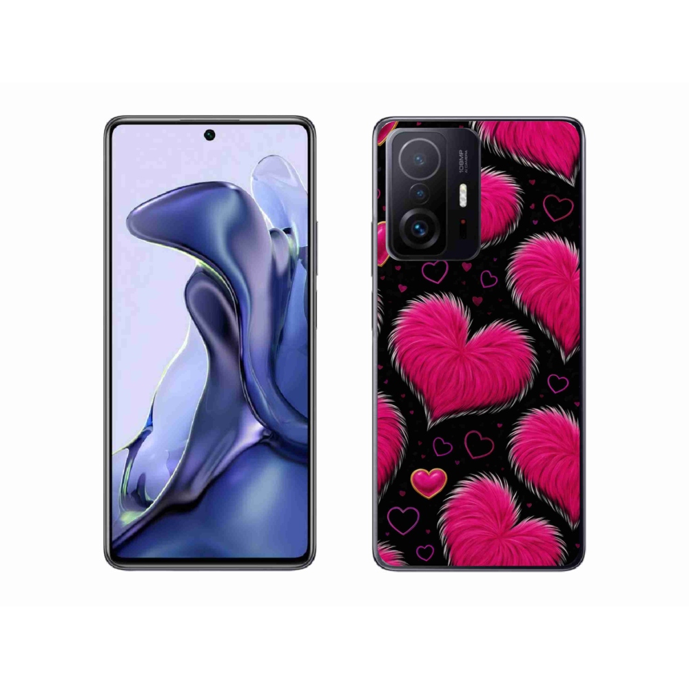 Gelový kryt mmCase na Xiaomi 11T Pro - hebká srdce