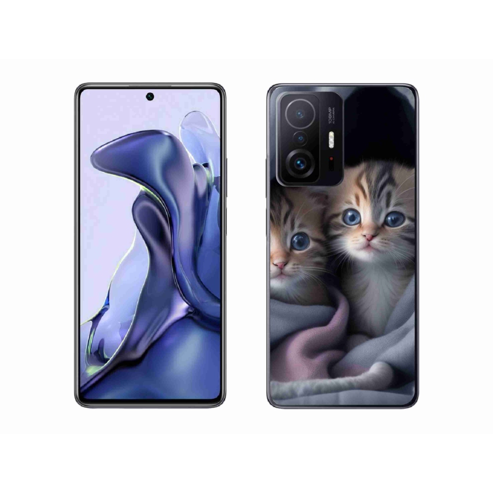 Gelový kryt mmCase na Xiaomi 11T Pro - kočičí duo 2