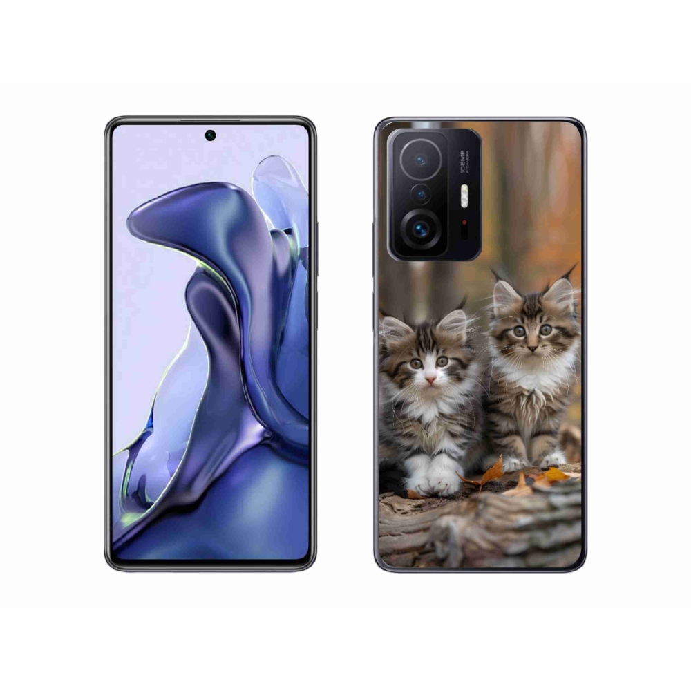 Gelový kryt mmCase na Xiaomi 11T Pro - kočičí duo 3