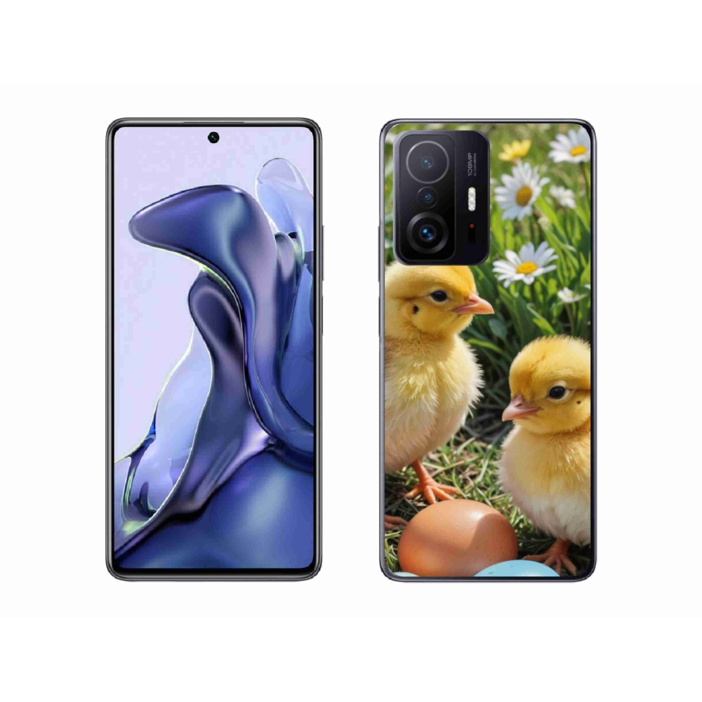 Gelový kryt mmCase na Xiaomi 11T Pro - kuřátka