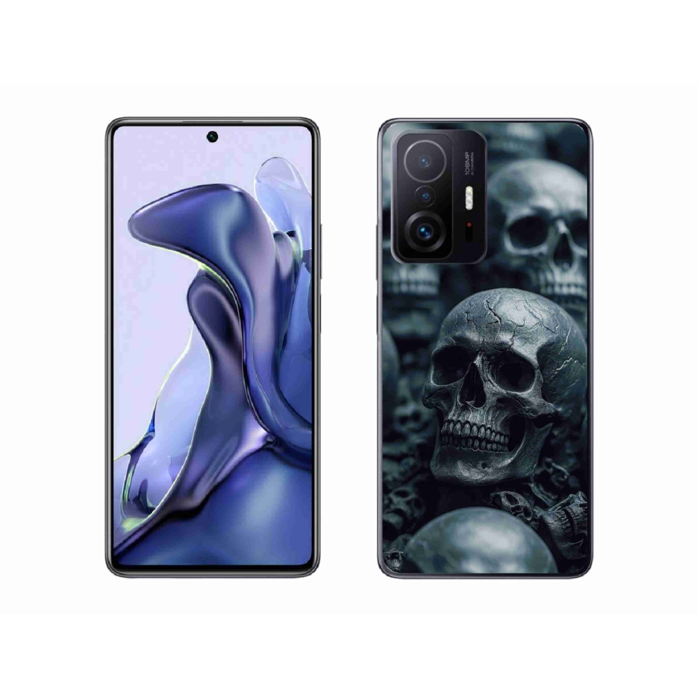 Gelový kryt mmCase na Xiaomi 11T Pro - lebka 2