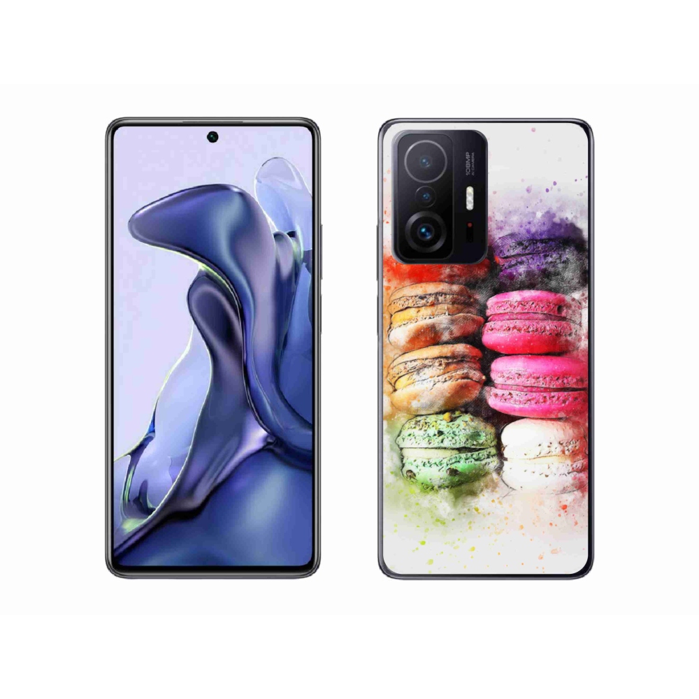 Gelový kryt mmCase na Xiaomi 11T Pro - makrónky