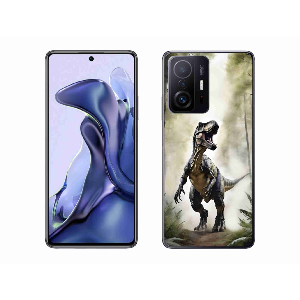 Gelový kryt mmCase na Xiaomi 11T Pro - naštvaný T-Rex