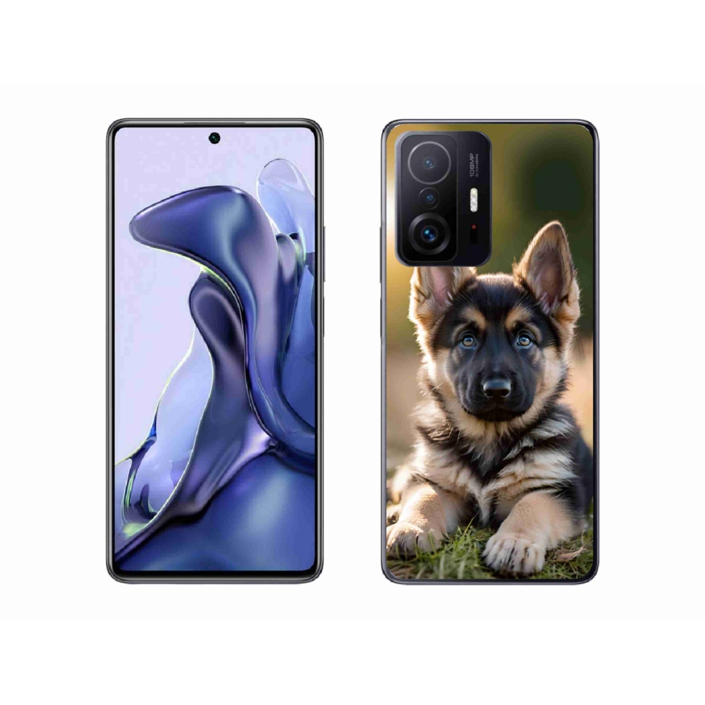 Gelový kryt mmCase na Xiaomi 11T Pro - německý ovčák v přírodě