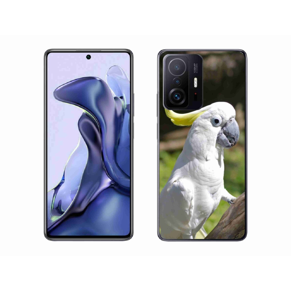 Gelový kryt mmCase na Xiaomi 11T Pro - papoušek kakadu 2