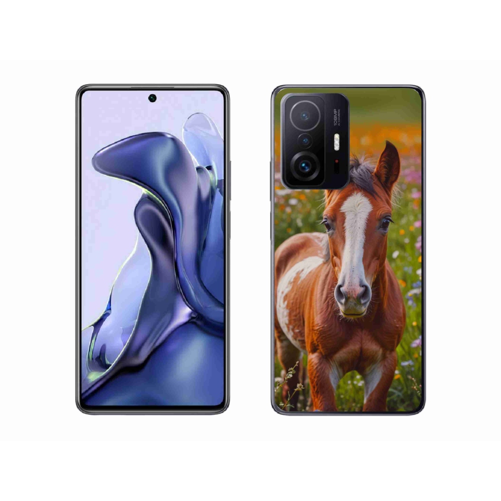 Gelový kryt mmCase na Xiaomi 11T Pro - roztomilé hříbě