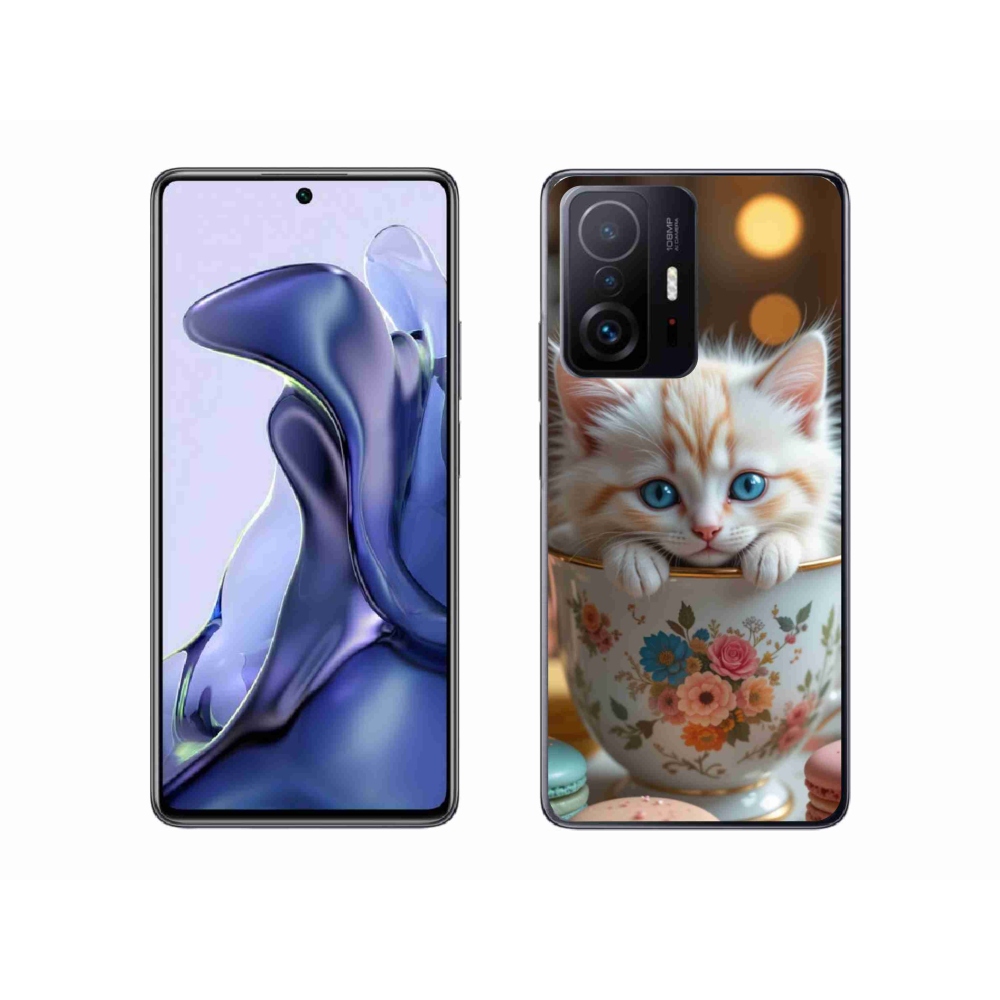Gelový kryt mmCase na Xiaomi 11T Pro - roztomilé kotě 6