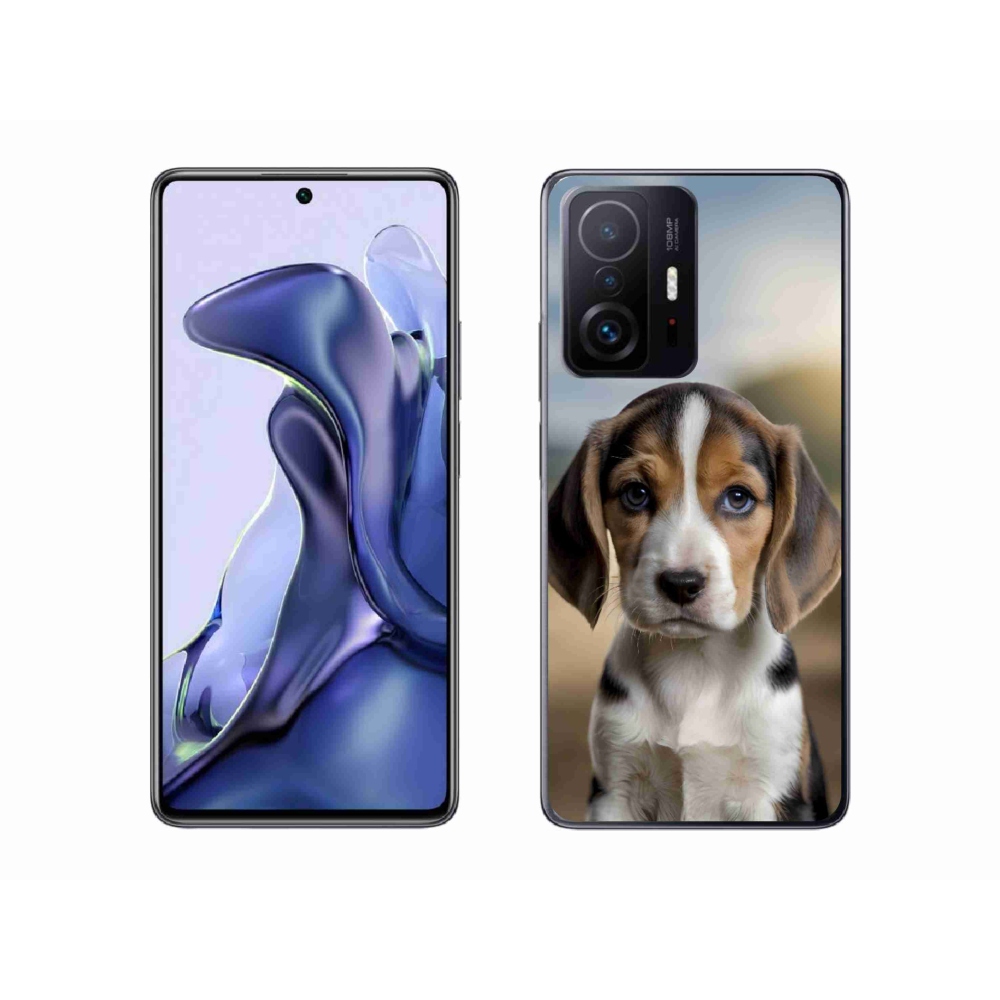 Gelový kryt mmCase na Xiaomi 11T Pro - roztomilý bígl
