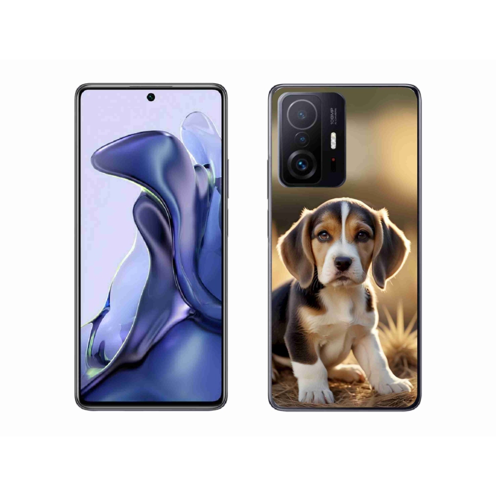 Gelový kryt mmCase na Xiaomi 11T Pro - roztomilý bígl