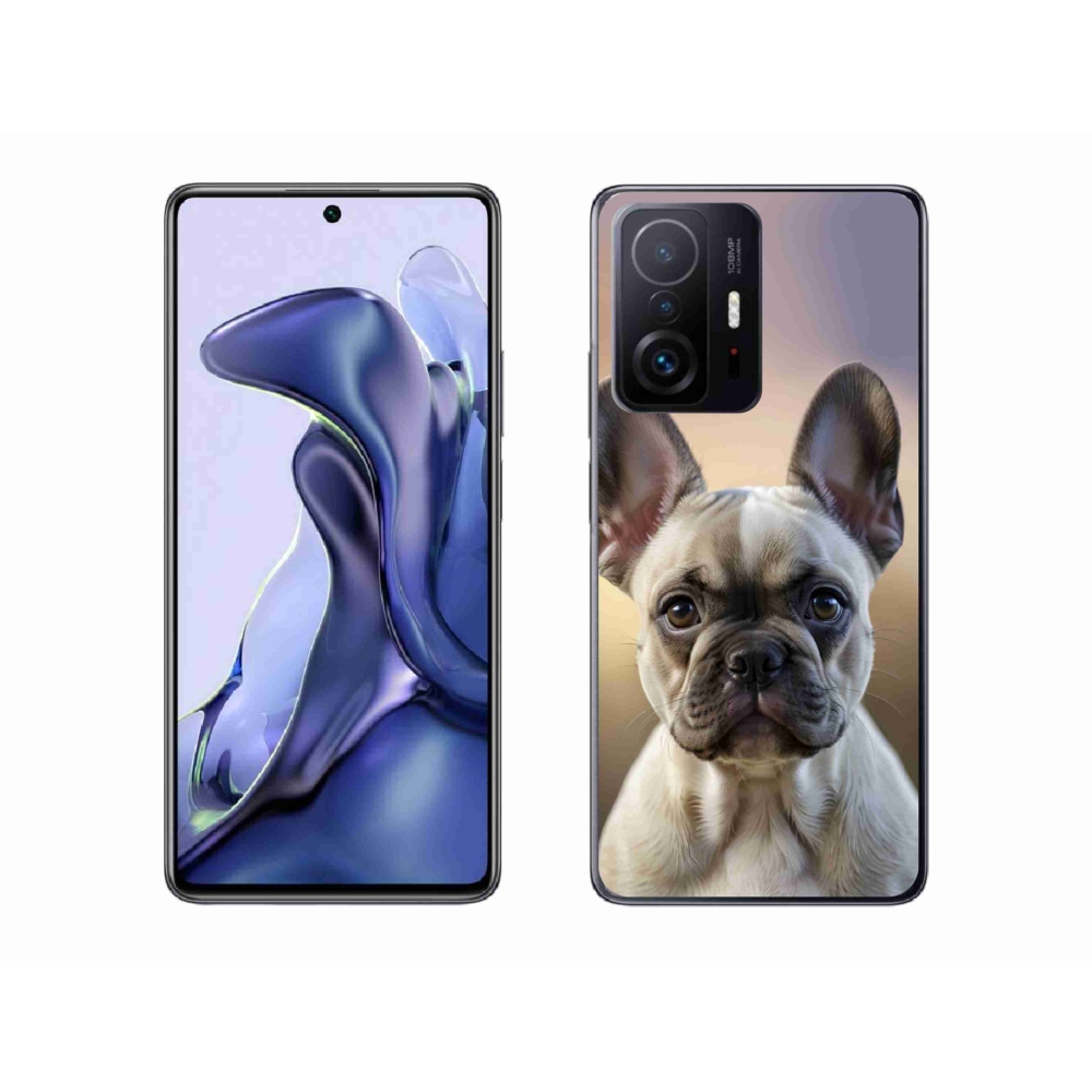 Gelový kryt mmCase na Xiaomi 11T Pro - roztomilý francouzský buldoček
