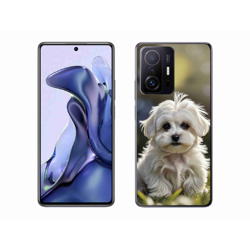 Gelový kryt mmCase na Xiaomi 11T Pro - roztomilý maltézský psík