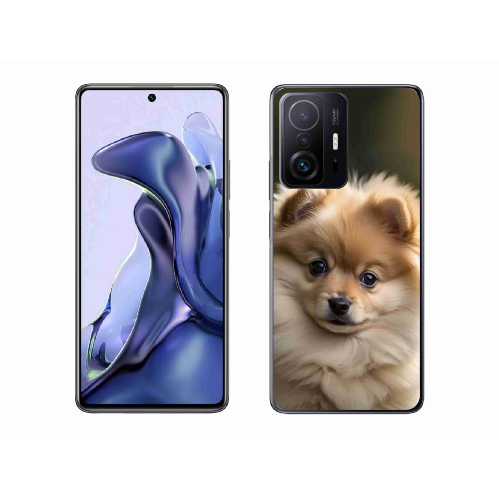 Gelový kryt mmCase na Xiaomi 11T Pro - roztomilý pomeranian 2