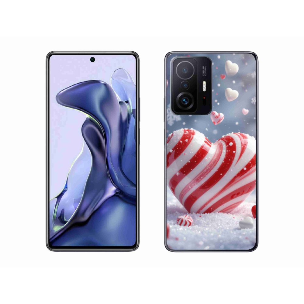 Gelový kryt mmCase na Xiaomi 11T Pro - sladké srdce