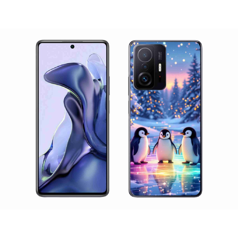 Gelový kryt mmCase na Xiaomi 11T Pro - tučnáci