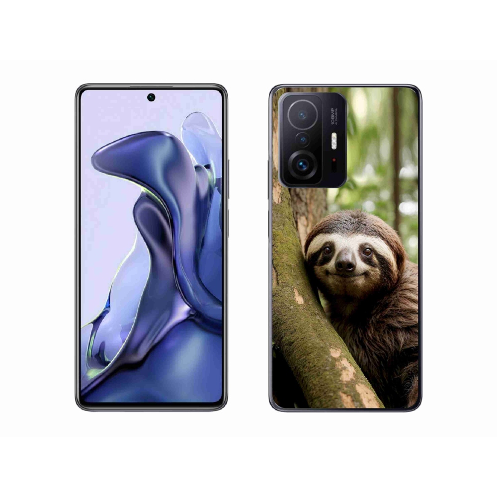 Gelový kryt mmCase na Xiaomi 11T Pro - usměvavý lenochod