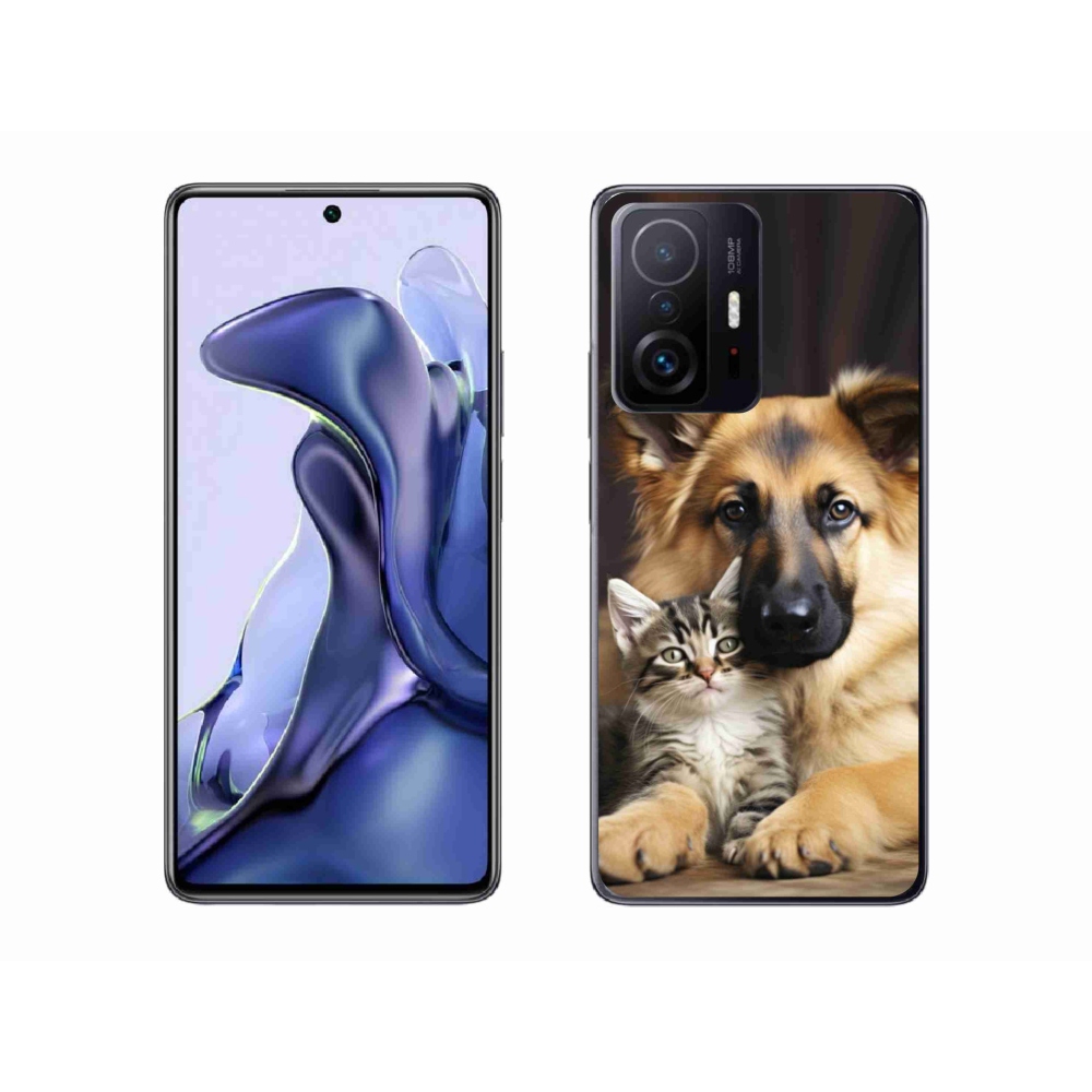 Gelový kryt mmCase na Xiaomi 11T Pro - zvířecí přátelství