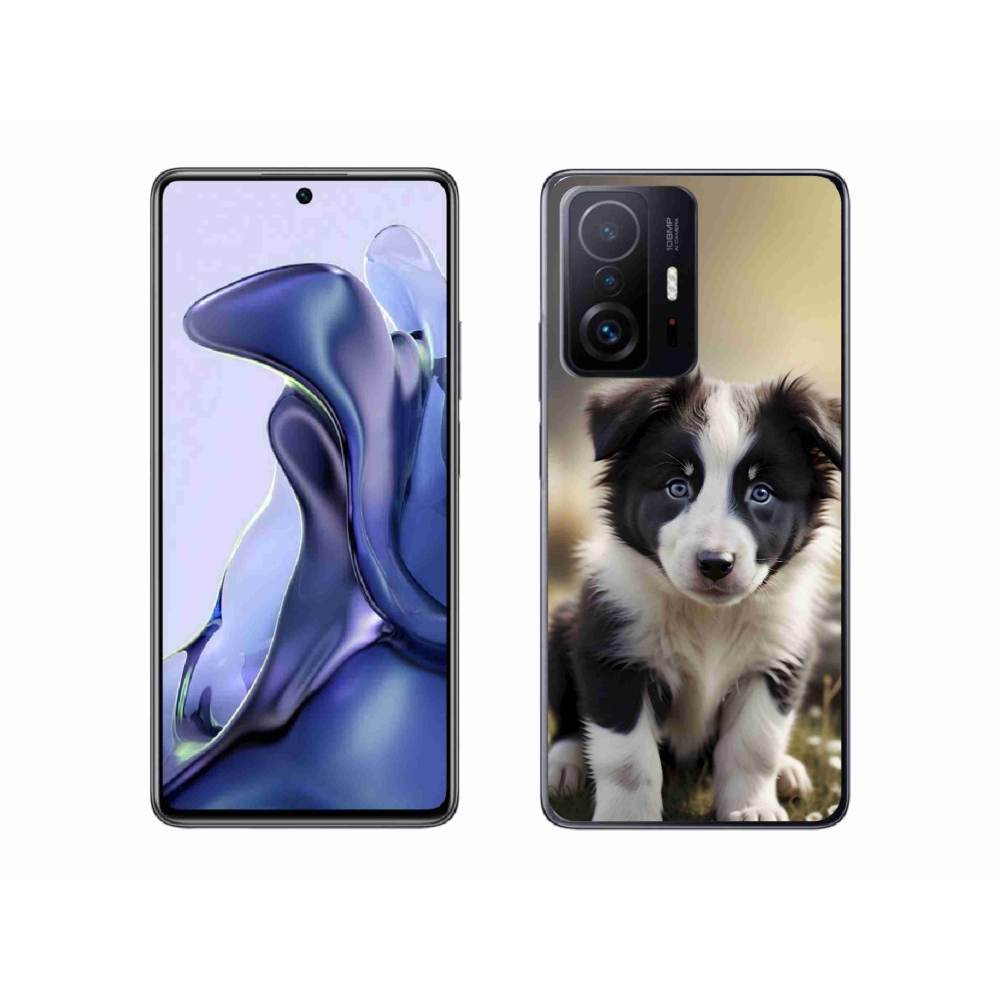 Gelový kryt mmCase na Xiaomi 11T - roztomilá border kolie