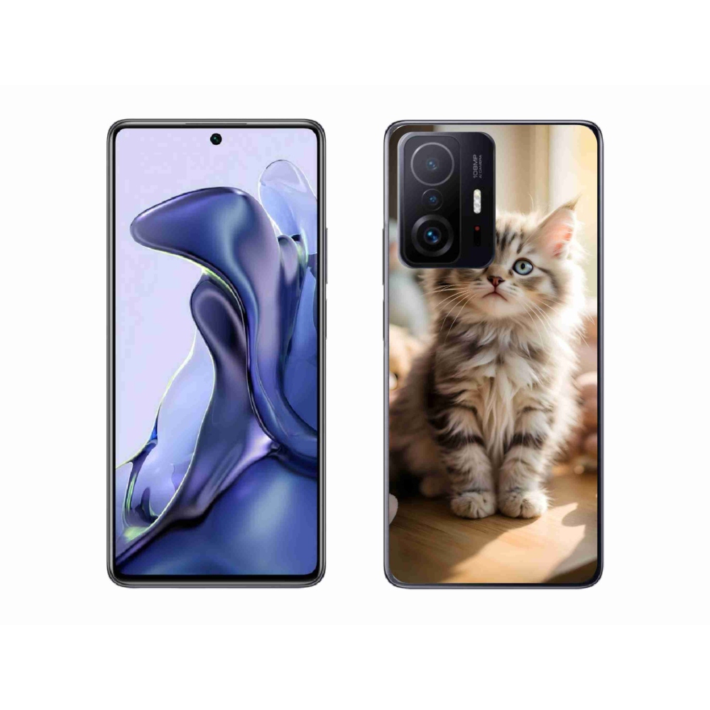 Gelový kryt mmCase na Xiaomi 11T - roztomilé kotě 10