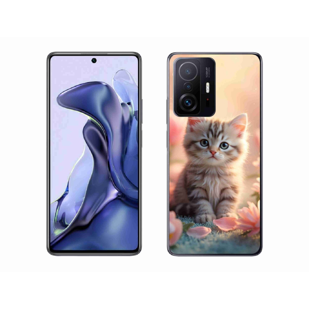 Gelový kryt mmCase na Xiaomi 11T - roztomilé kotě 8