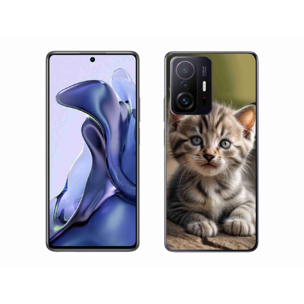 Gelový kryt mmCase na Xiaomi 11T - roztomilé kotě 9