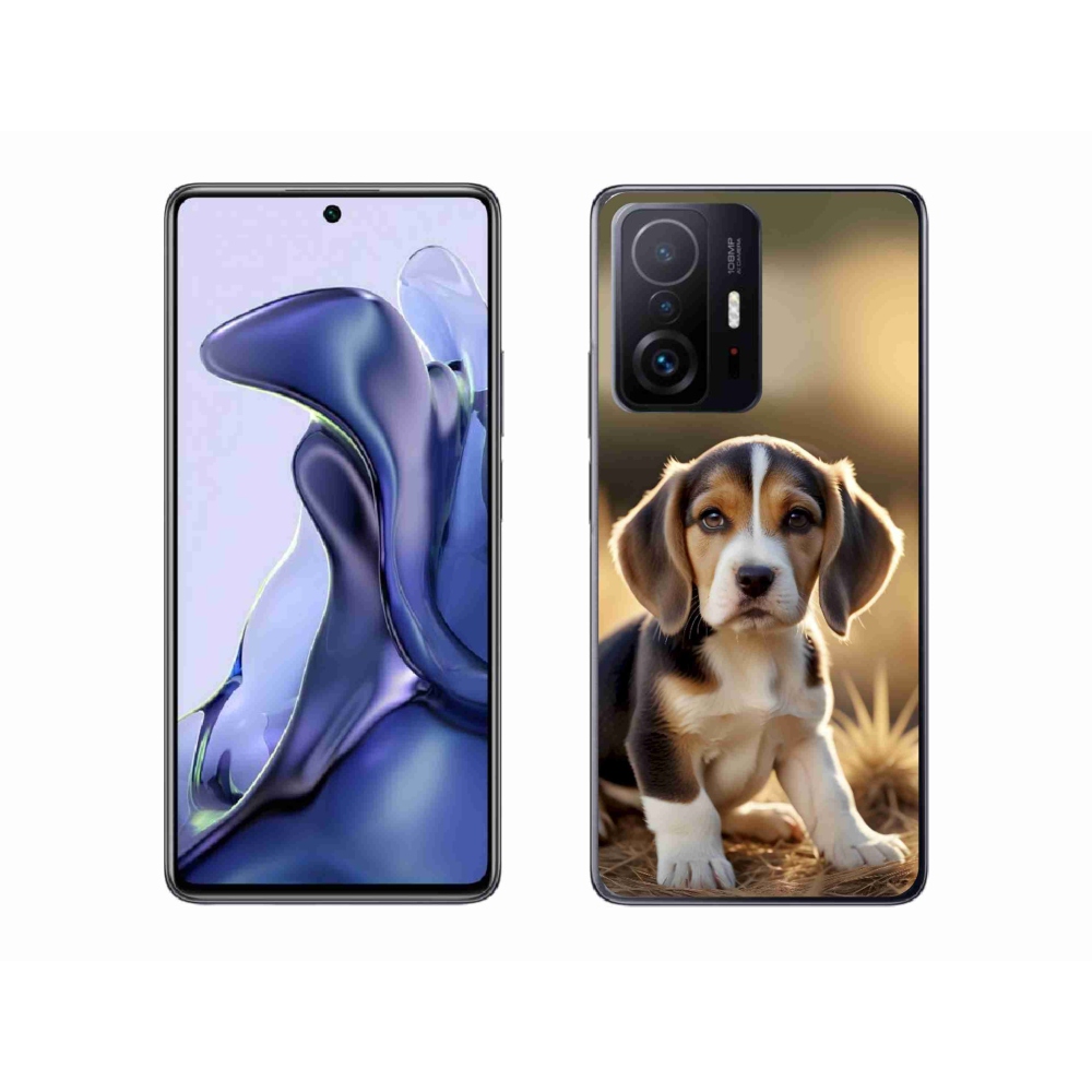Gelový kryt mmCase na Xiaomi 11T - roztomilý bígl