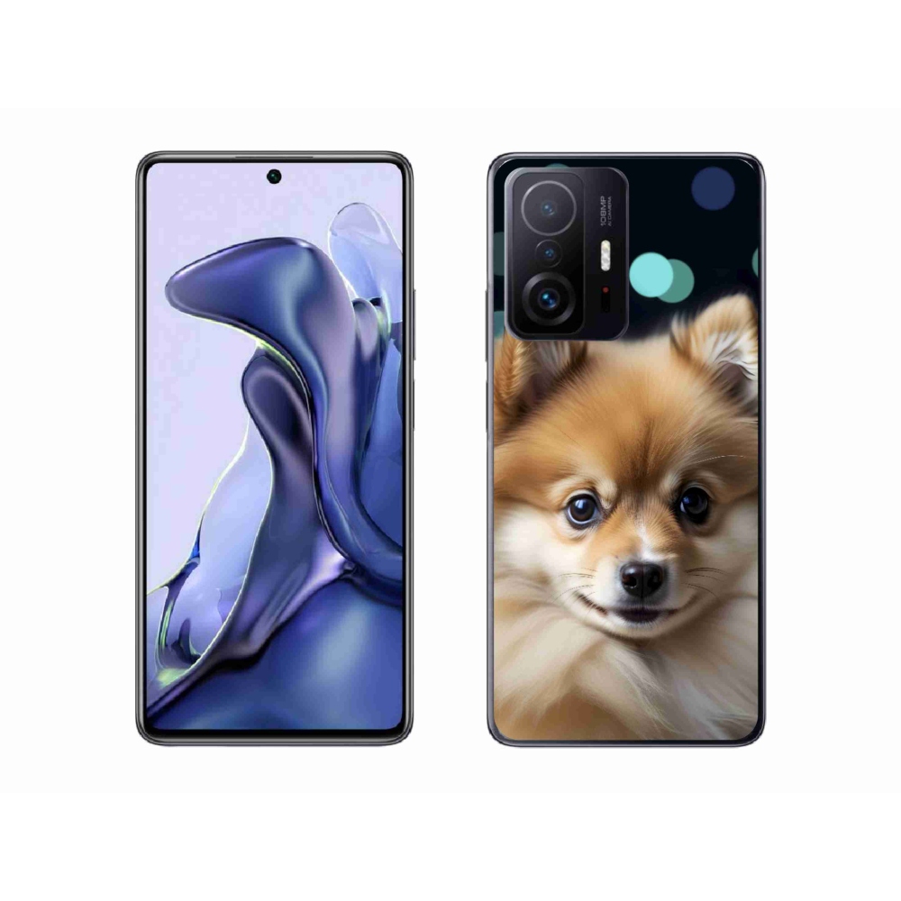 Gelový kryt mmCase na Xiaomi 11T - roztomilý pomeranian