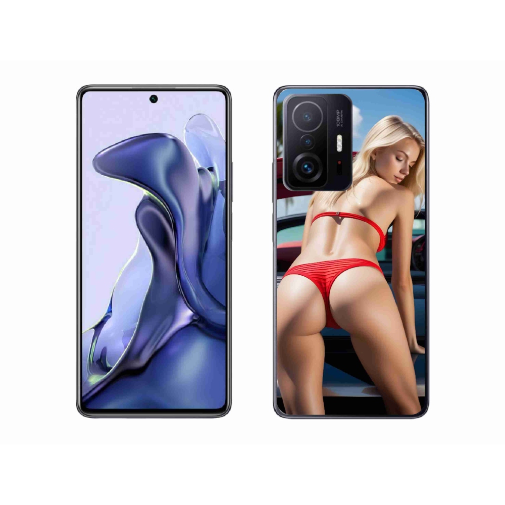 Gelový kryt mmCase na Xiaomi 11T - sexy žena 2