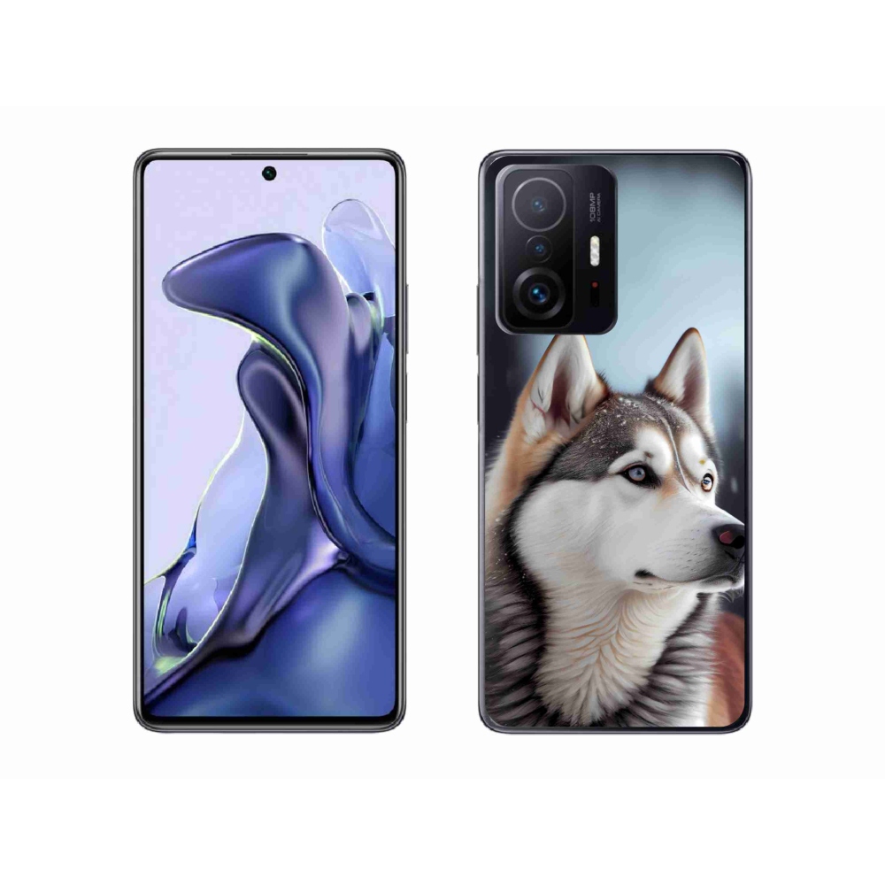 Gelový kryt mmCase na Xiaomi 11T - sibiřský husky