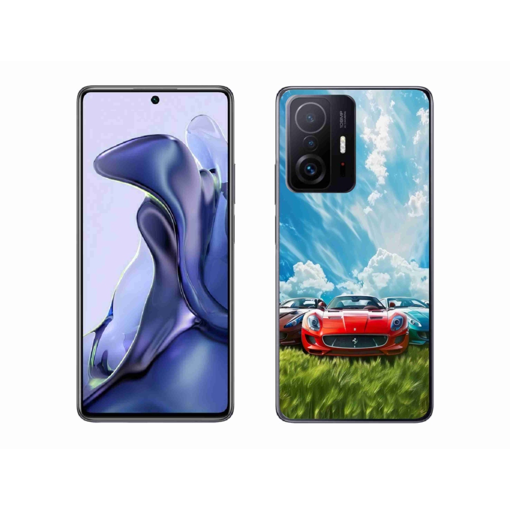 Gelový kryt mmCase na Xiaomi 11T - sportovní vozy