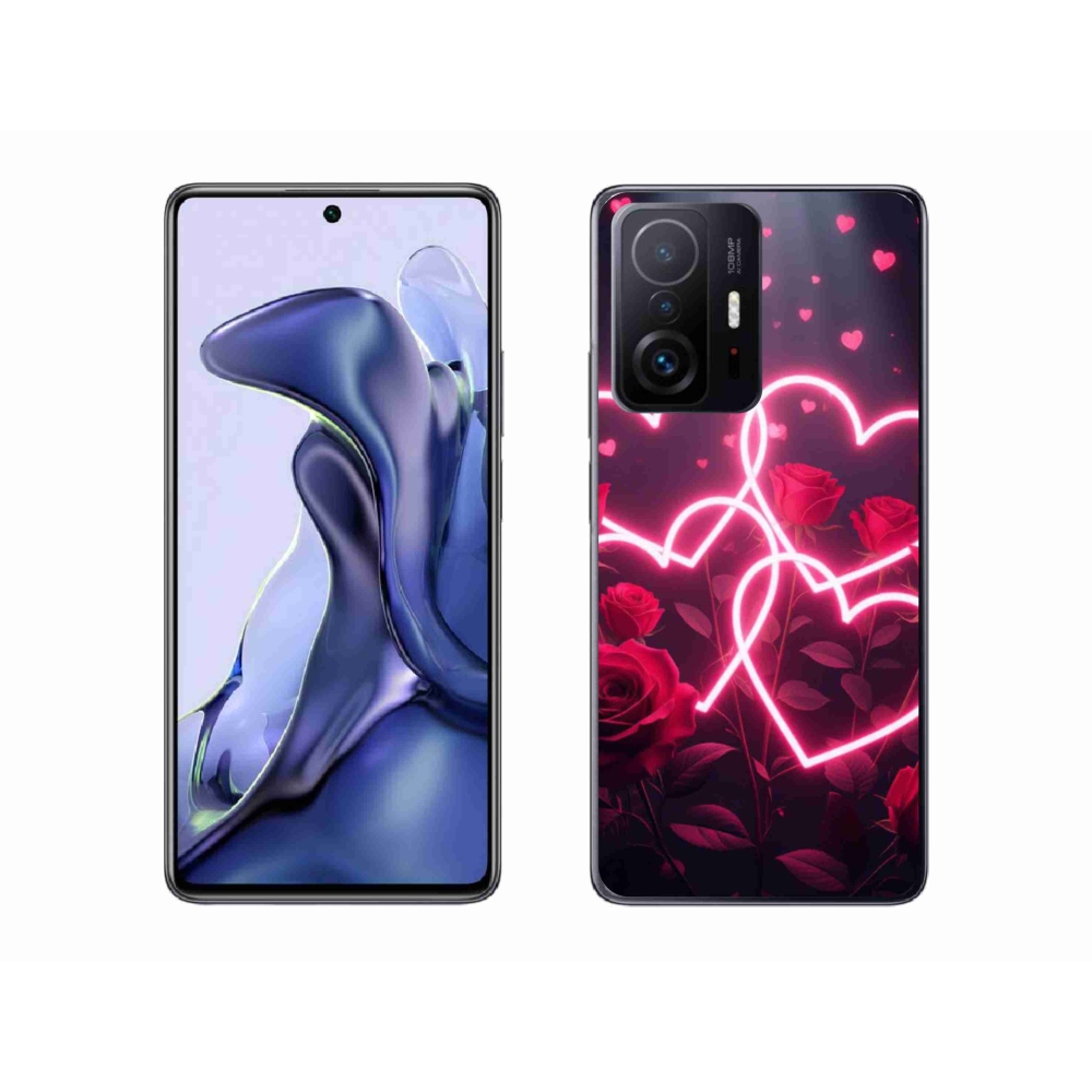 Gelový kryt mmCase na Xiaomi 11T - srdce lásky