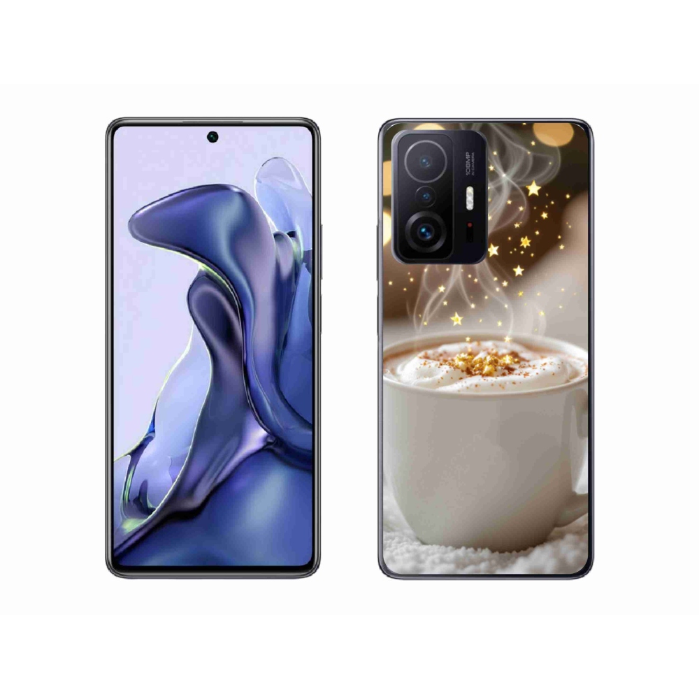 Gelový kryt mmCase na Xiaomi 11T - vánoční horký nápoj