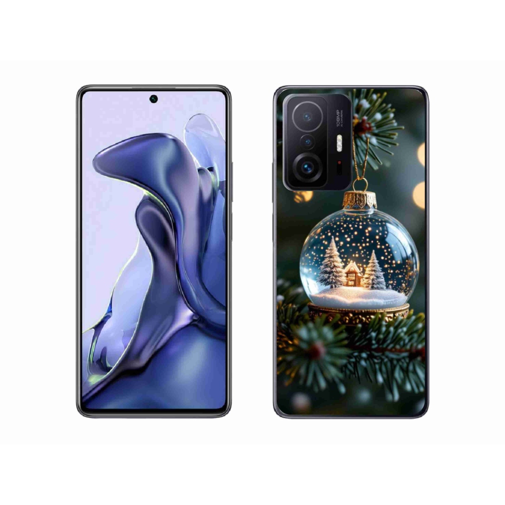 Gelový kryt mmCase na Xiaomi 11T - vánoční koule 2