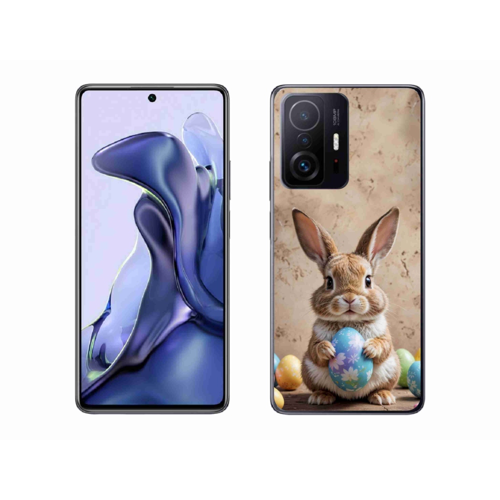 Gelový kryt mmCase na Xiaomi 11T - velikonoční králíček