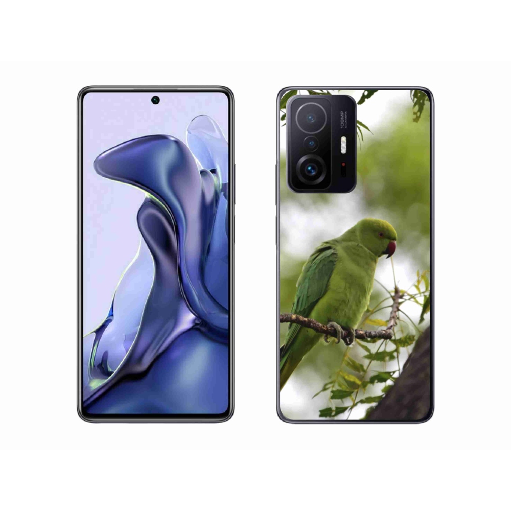 Gelový kryt mmCase na Xiaomi 11T - zelený papoušek