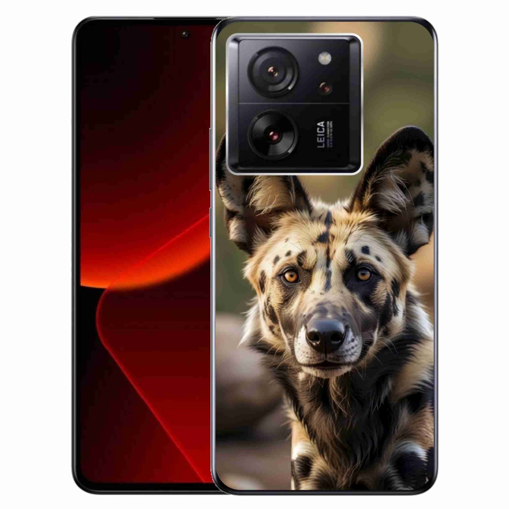 Gelový kryt mmCase na Xiaomi 13T/13T Pro - africký divoký pes