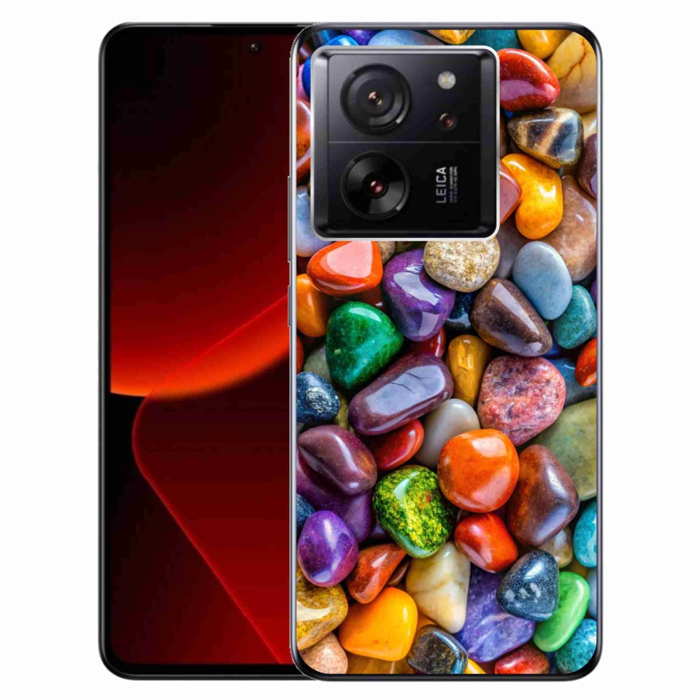 Gelový kryt mmCase na Xiaomi 13T/13T Pro - barevné kamínky